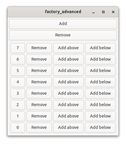 Factory-Advanced light