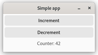 App screenshot light